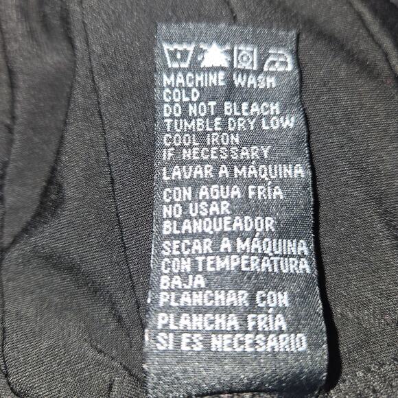 Scarlett Womens 8 Black Chiffon Cape Overlay Sheath Dress Witchy Whimsigoth - Picture 16 of 16